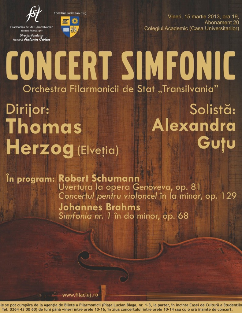 Concert Simfonic 15 martie- afis
