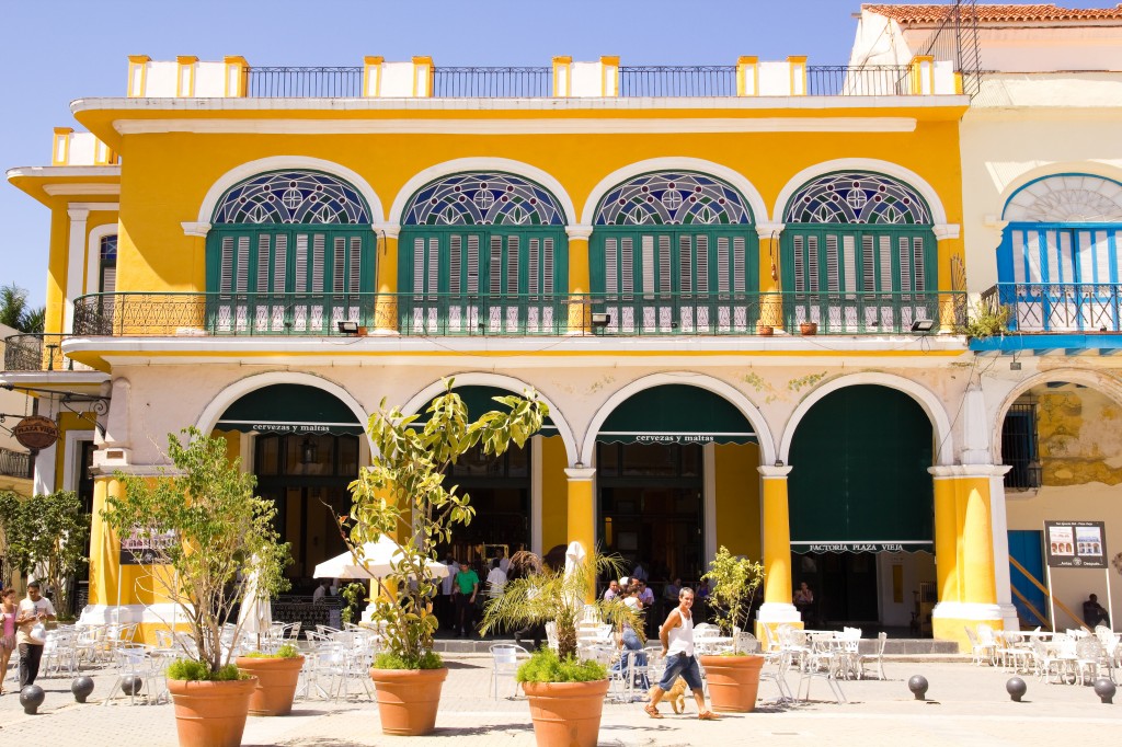 Detail of Old Town Square, Havana, Cuba