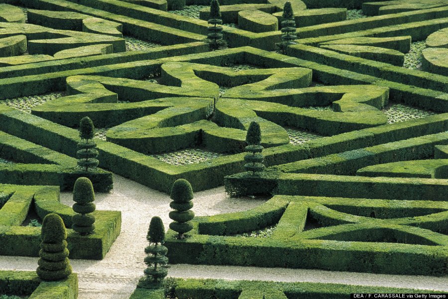 France, Centre, Loire Valley, Villandry Castle, gardens