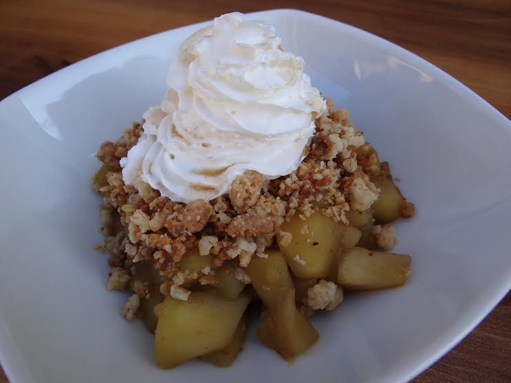 Fruit Crumble dessert