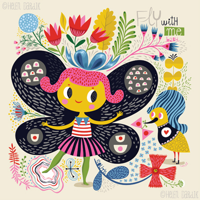 flying lessons - print by helen dardik