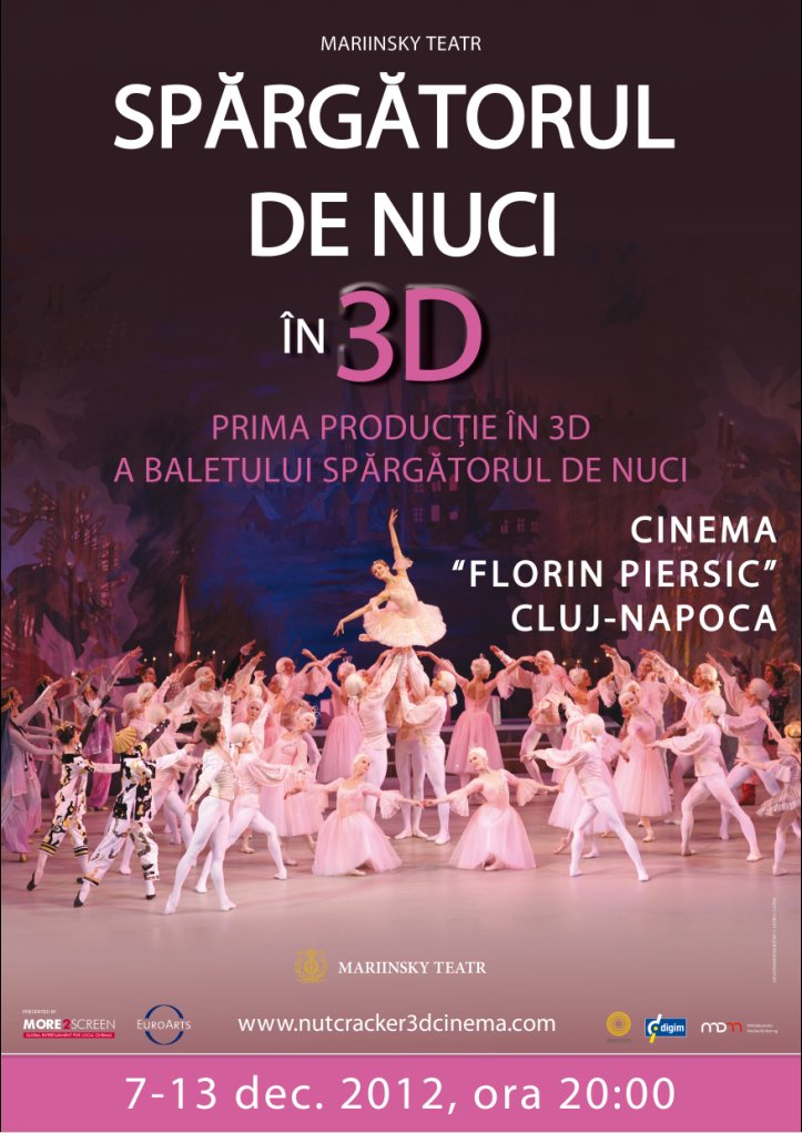 Spargatorul de Nuci in 3D - poster cinema Florin Piersic CJ-N