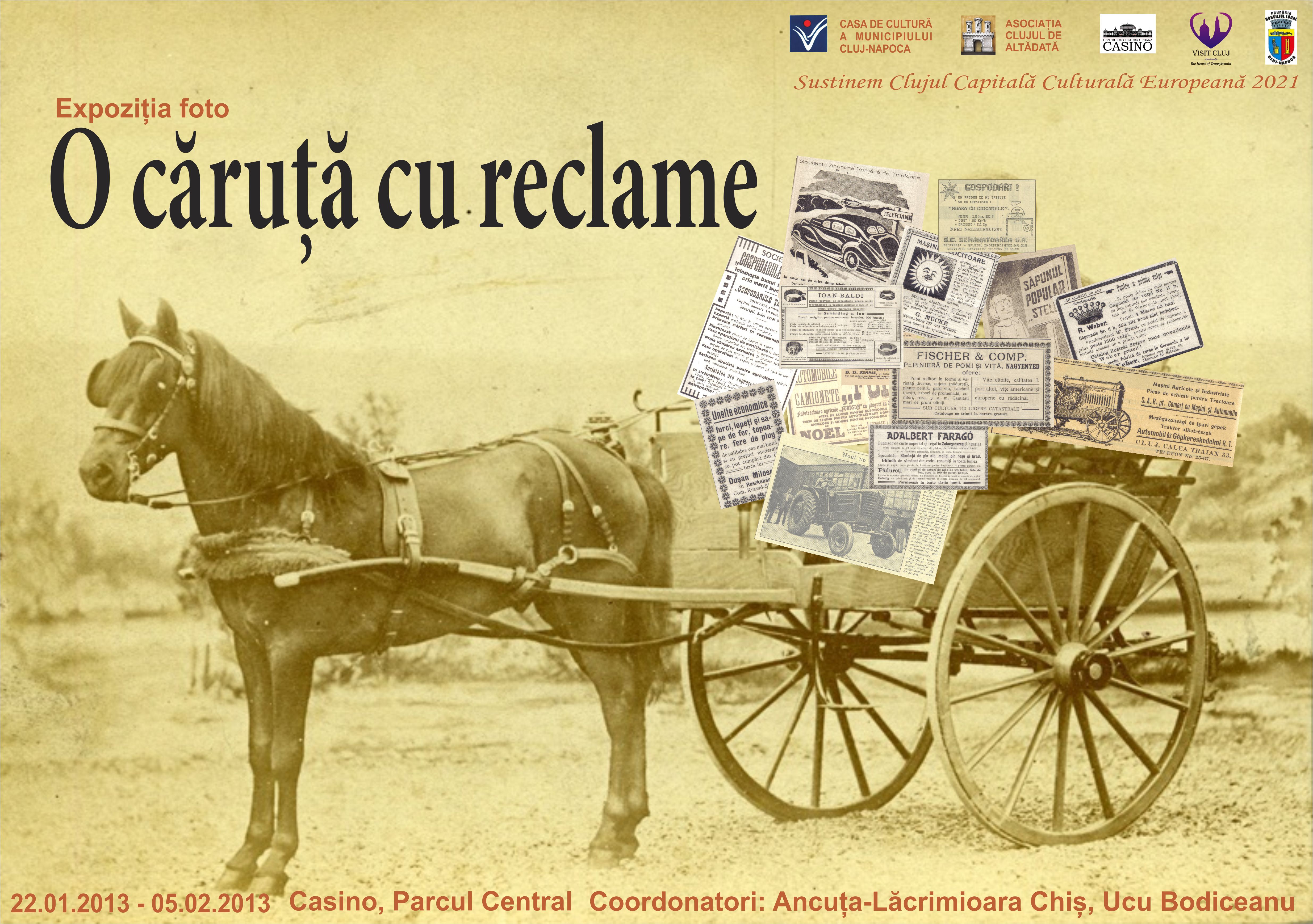 Afis expo O caruta cu reclame
