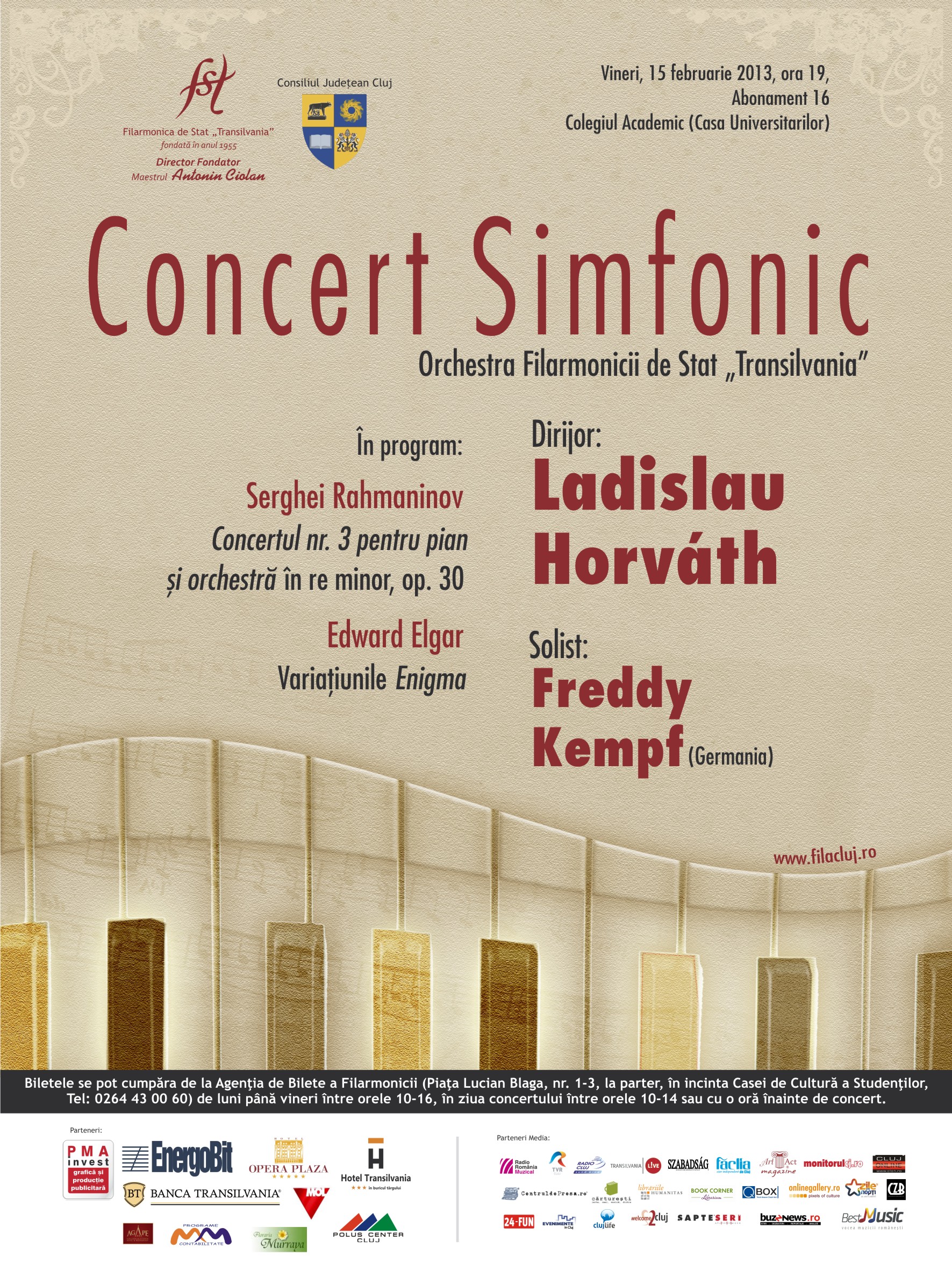 Concert Simfonic 15 febr. - afis