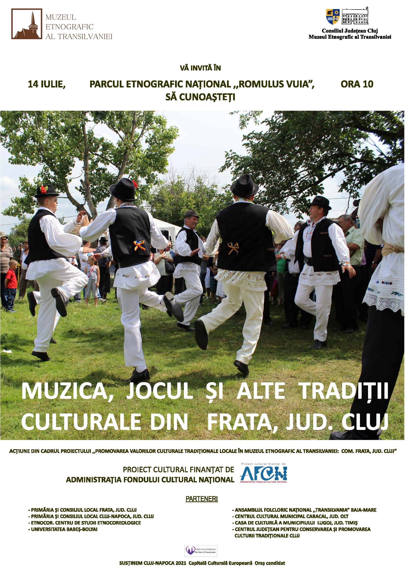 Frata Afis eveniment 14 iulie  Hoia