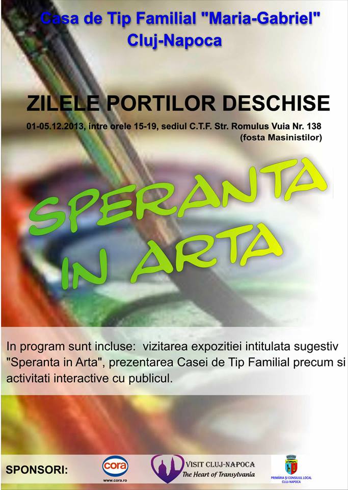 speranta in arta - afis