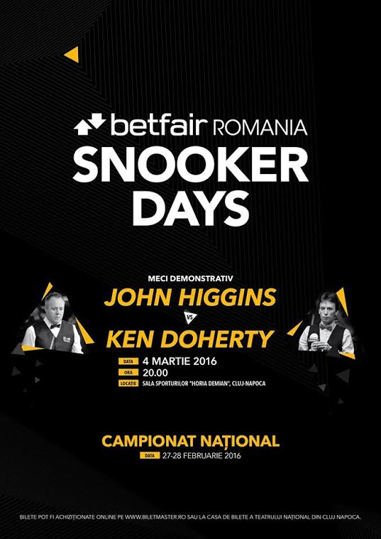Betfair Romania Snooker Days_Cluj2016