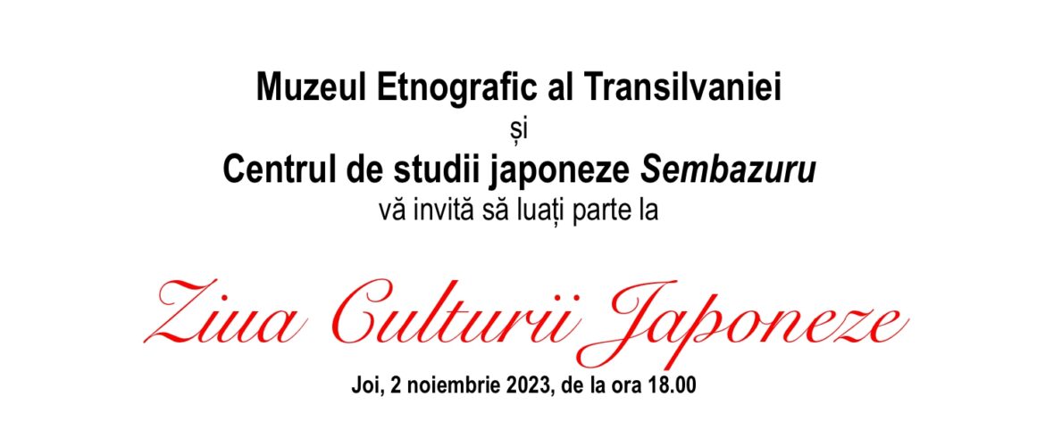 ziua culturii japoneze