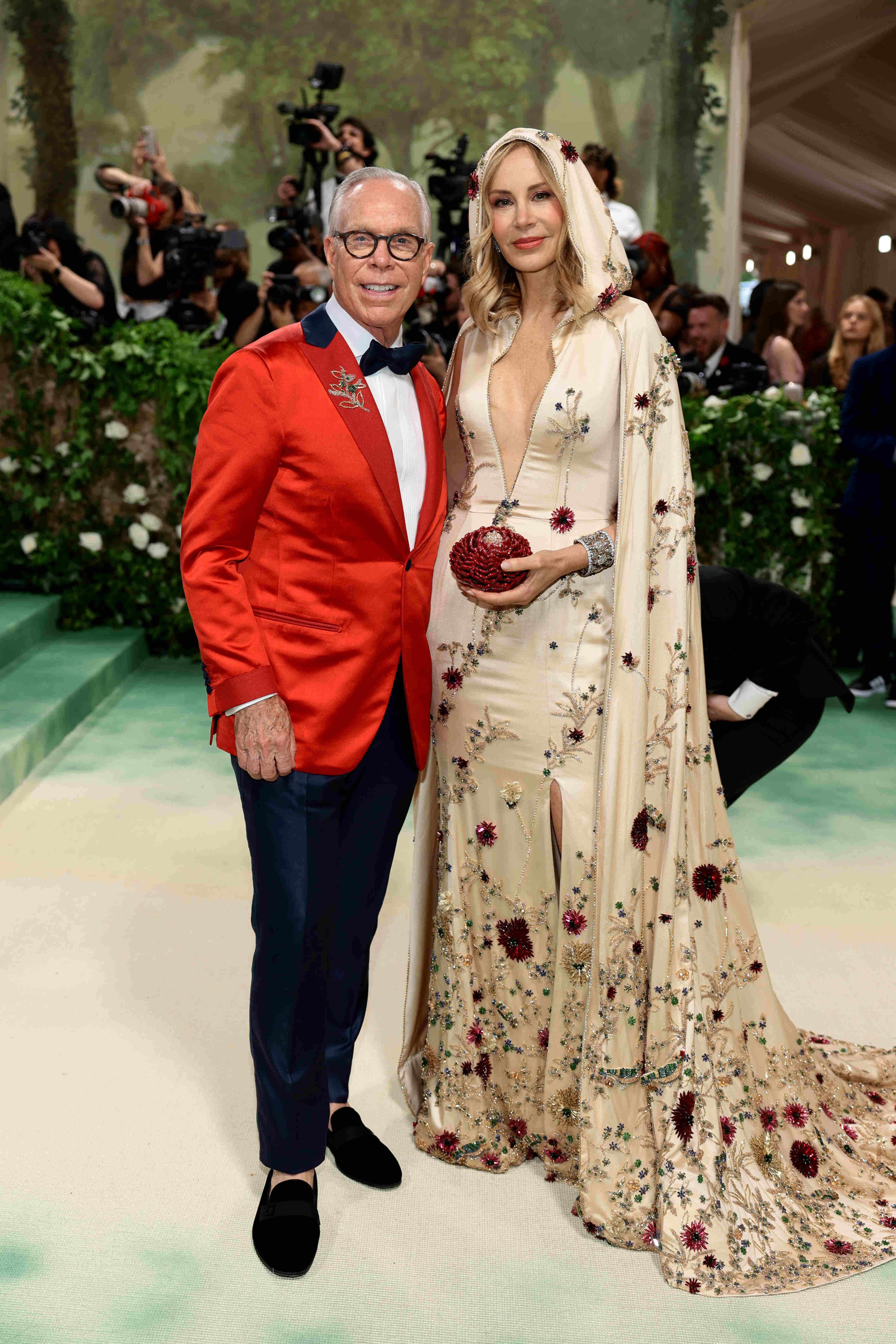 Tommy Hilfiger, Dee Hilfiger in Custom Tommy Hilfiger_Met Gala 2024_ph Getty Images
