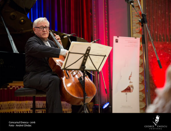 Recital David Geringas în Concursul Enescu. foto Andrei Gîndac