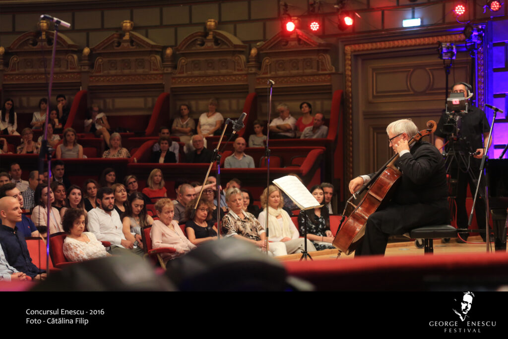 Recital David Geringas în Concursul Enescu. foto Catalina Filip