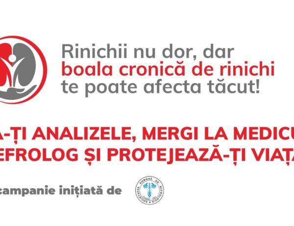 Ziua Mondială a Rinichiului: Societatea Română de Nefrologie cere continuarea prioritizării diagnosticului și tratamentului pentru Boala Cronică de Rinichi