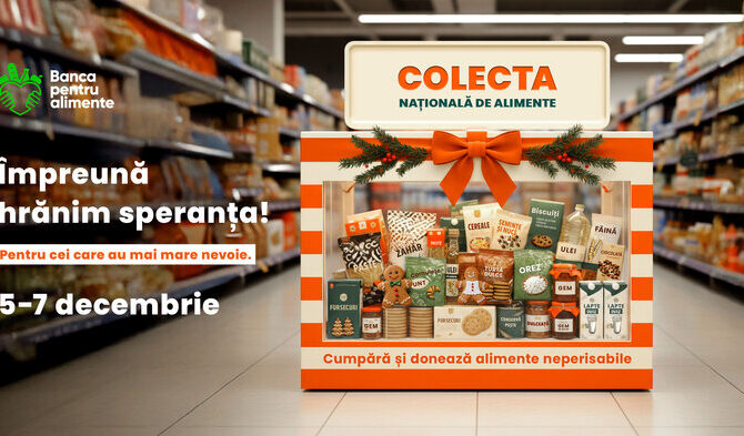 FOTO Incepe Colecta de Alimente de Craciun 2025
