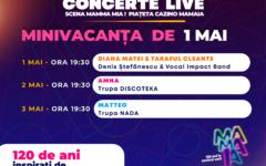 Minivacanța de 1 Mai - Program Piațeta Cazino