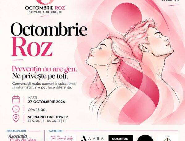 Octombrie Roz ajunge la București: prevenția nu are gen, ne privește pe toți